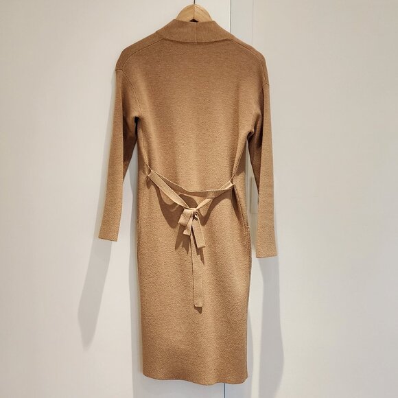 Babaton Open-Front Long Knit Cardigan - Picture 2 of 3